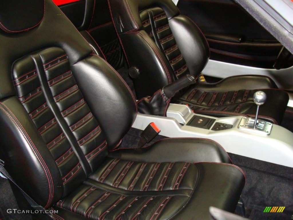 Nero (Black) Interior 2003 Ferrari 360 Spider F1 Photo #58879686