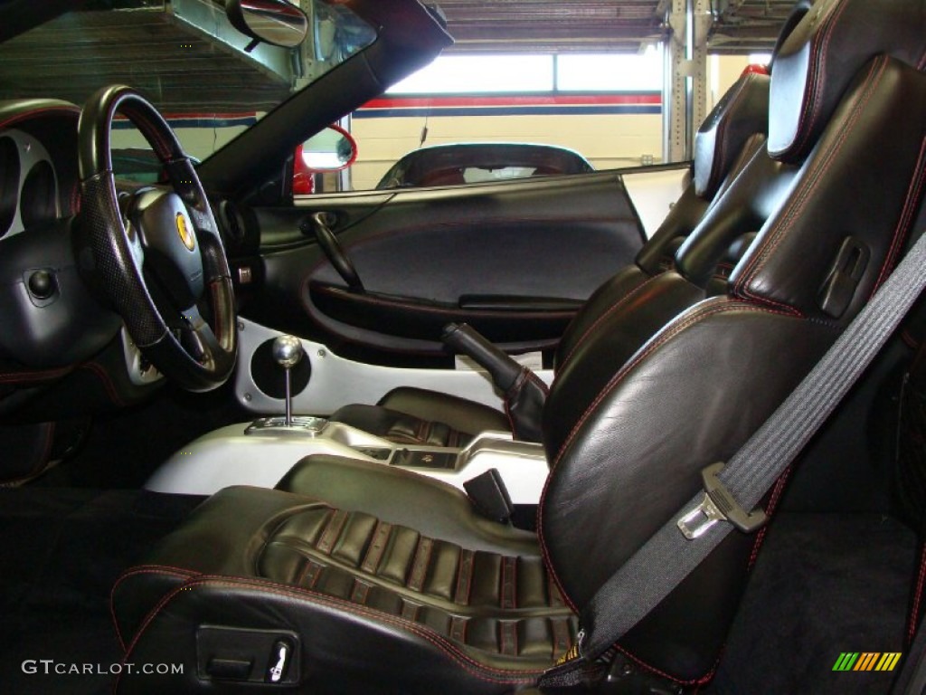 Nero (Black) Interior 2003 Ferrari 360 Spider F1 Photo #58879707