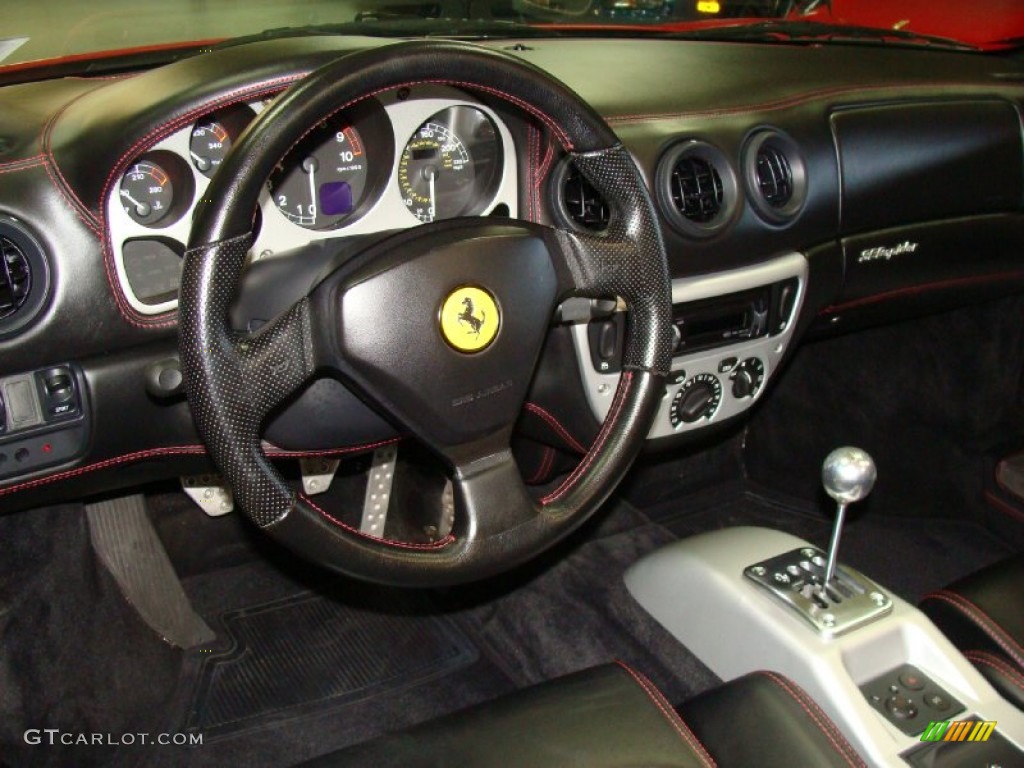 2003 Ferrari 360 Spider F1 Nero (Black) Steering Wheel Photo #58879731