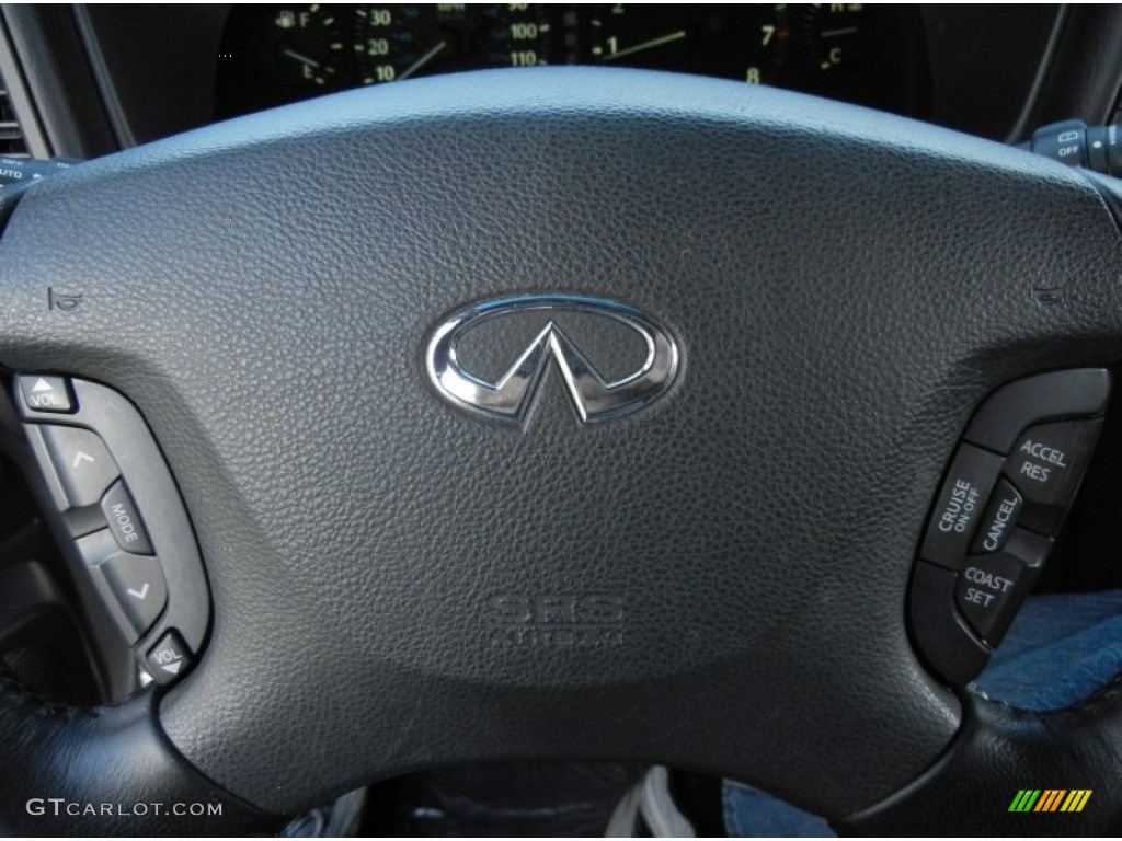 2002 QX4 4x4 - Brilliant Silver Metallic / Graphite photo #26