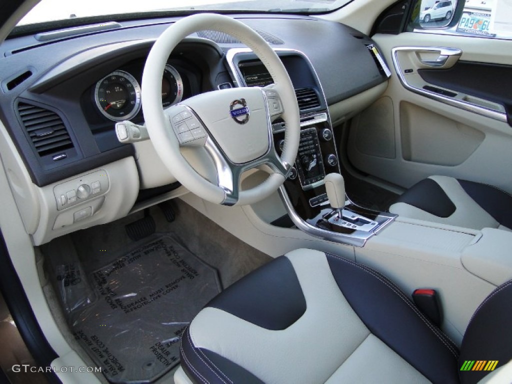 Sandstone Beige/Espresso Interior 2012 Volvo XC60 T6 AWD Photo #58881095