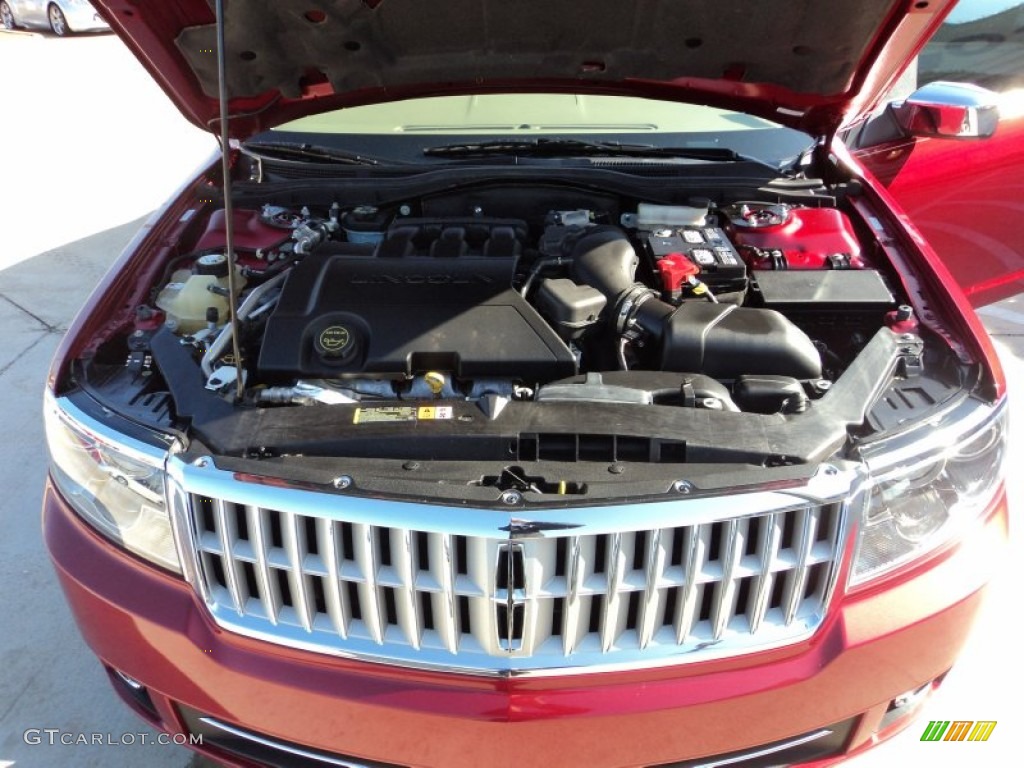 2008 MKZ Sedan - Vivid Red Metallic / Sand photo #26