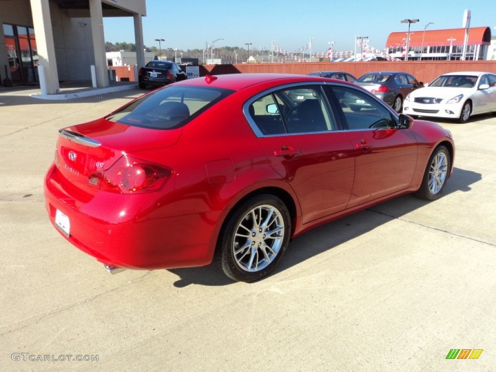Vibrant Red 2012 Infiniti G 37 Journey Sedan Exterior Photo #58882719
