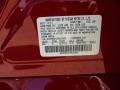 A54: Vibrant Red 2012 Infiniti G 37 Journey Sedan Color Code