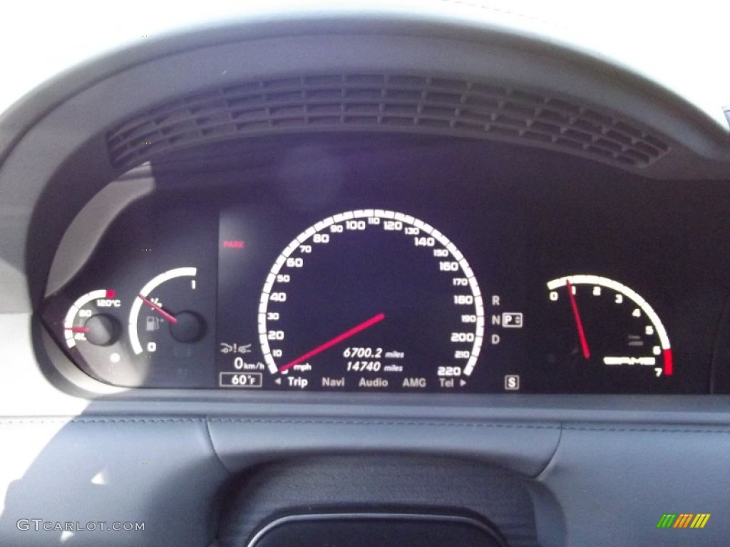 2008 Mercedes-Benz CL 65 AMG Gauges Photo #58883121