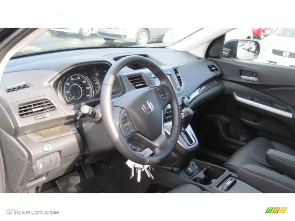 2012 Honda CR-V EX-L Black Dashboard Photo #58884096