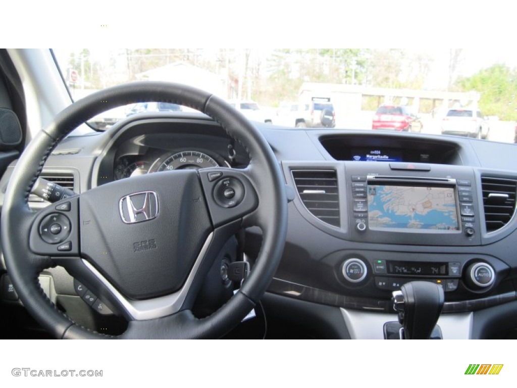 2012 Honda CR-V EX-L Black Dashboard Photo #58884174
