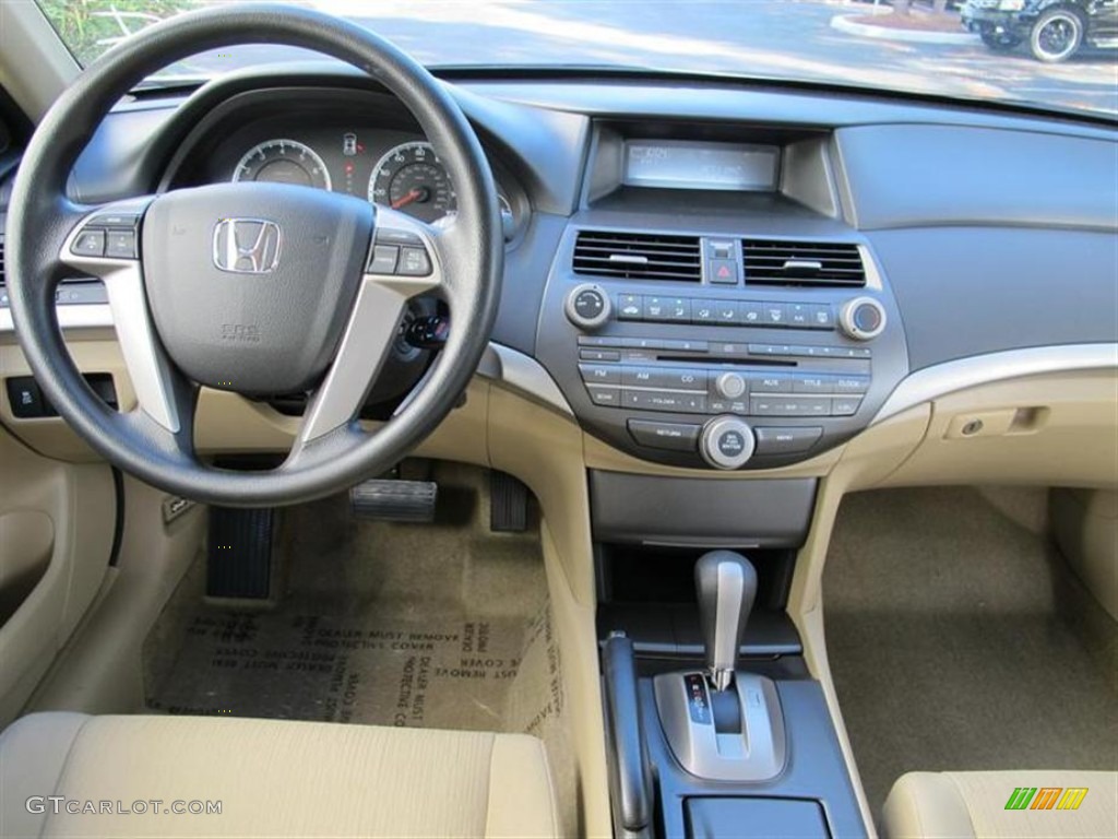 2012 Honda Accord LX Sedan Ivory Dashboard Photo #58884600