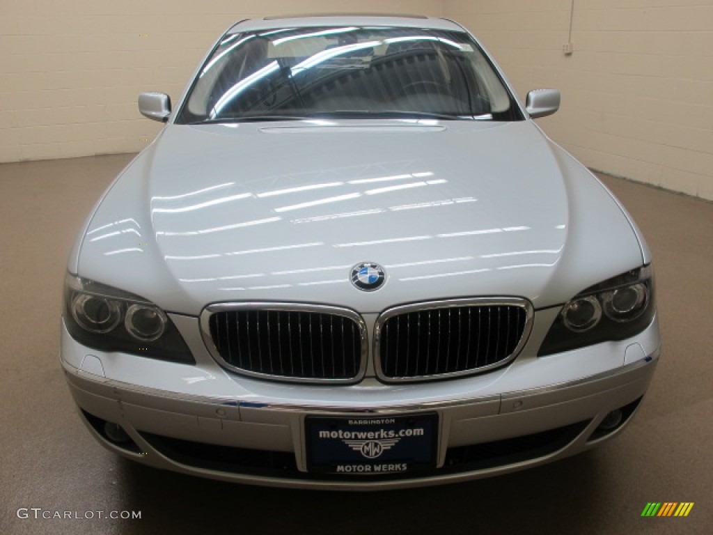 2006 7 Series 750i Sedan - Titanium Silver Metallic / Black/Black photo #2