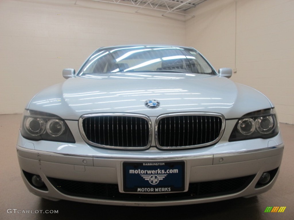 2006 7 Series 750i Sedan - Titanium Silver Metallic / Black/Black photo #3