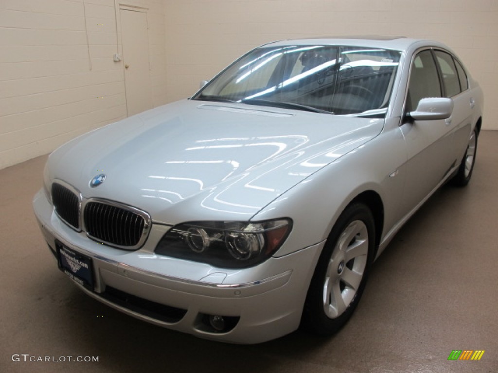 2006 7 Series 750i Sedan - Titanium Silver Metallic / Black/Black photo #4