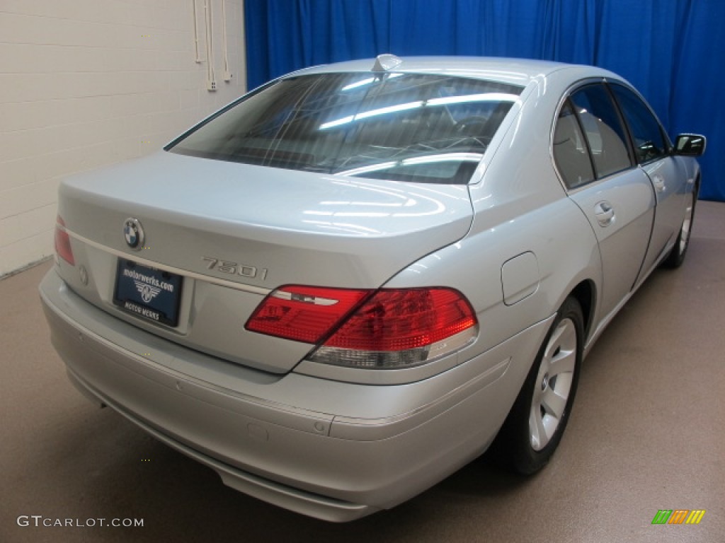 2006 7 Series 750i Sedan - Titanium Silver Metallic / Black/Black photo #9