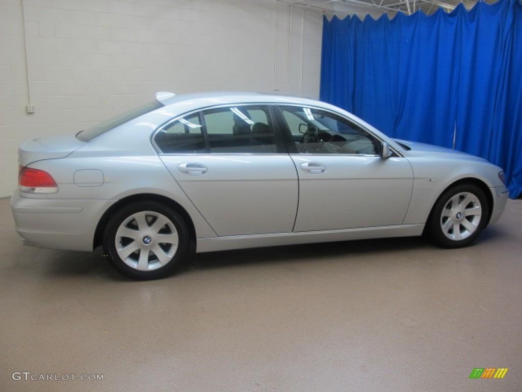 2006 7 Series 750i Sedan - Titanium Silver Metallic / Black/Black photo #10