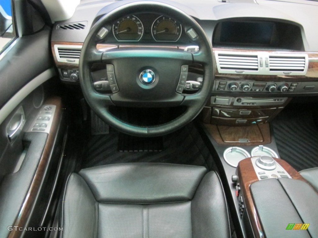 2006 7 Series 750i Sedan - Titanium Silver Metallic / Black/Black photo #26