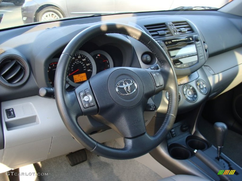 2011 RAV4 Limited 4WD - Black Forest Metallic / Ash photo #21