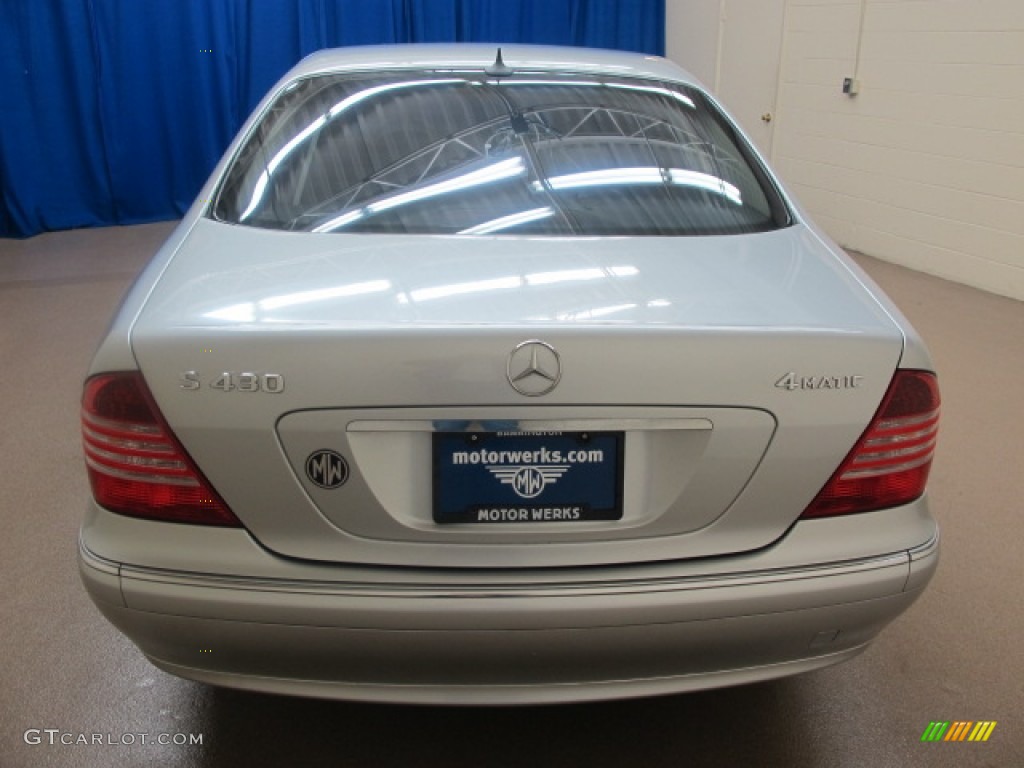 2004 S 430 4Matic Sedan - Brilliant Silver Metallic / Charcoal photo #7