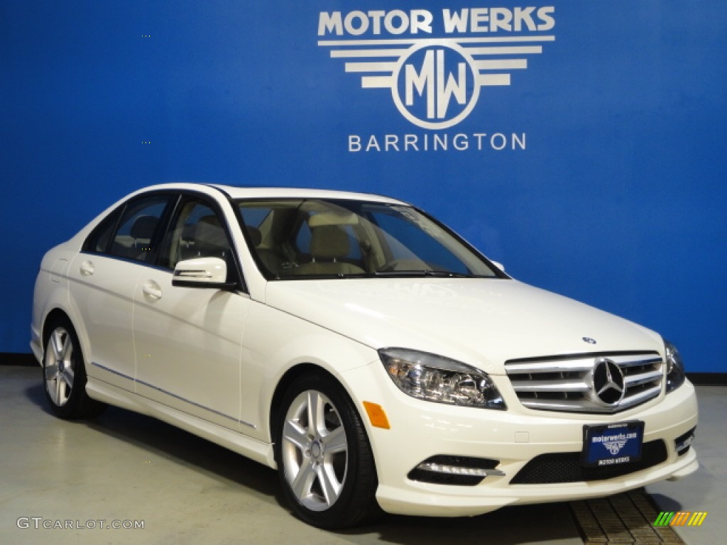 Arctic White Mercedes-Benz C