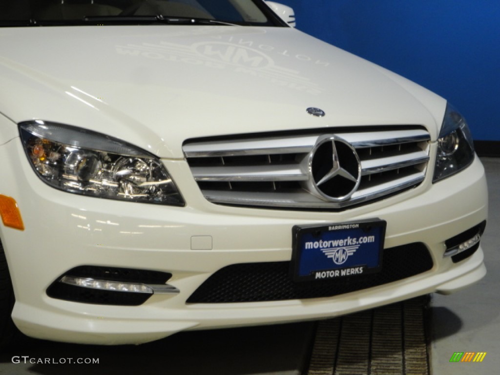 2011 C 300 Sport 4Matic - Arctic White / Almond/Mocha photo #2