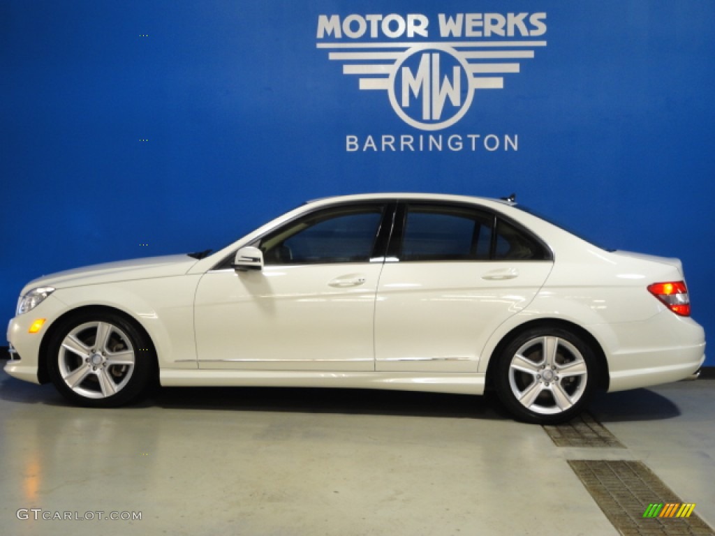 2011 C 300 Sport 4Matic - Arctic White / Almond/Mocha photo #5