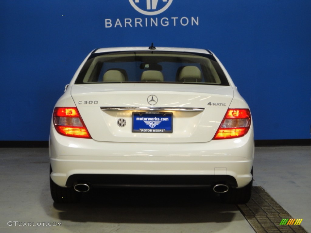 2011 C 300 Sport 4Matic - Arctic White / Almond/Mocha photo #7