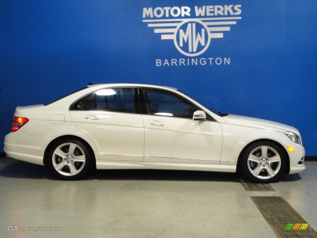 2011 C 300 Sport 4Matic - Arctic White / Almond/Mocha photo #10