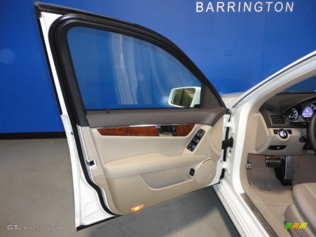2011 C 300 Sport 4Matic - Arctic White / Almond/Mocha photo #11