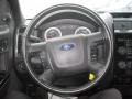 Charcoal Black 2010 Ford Escape Limited Steering Wheel