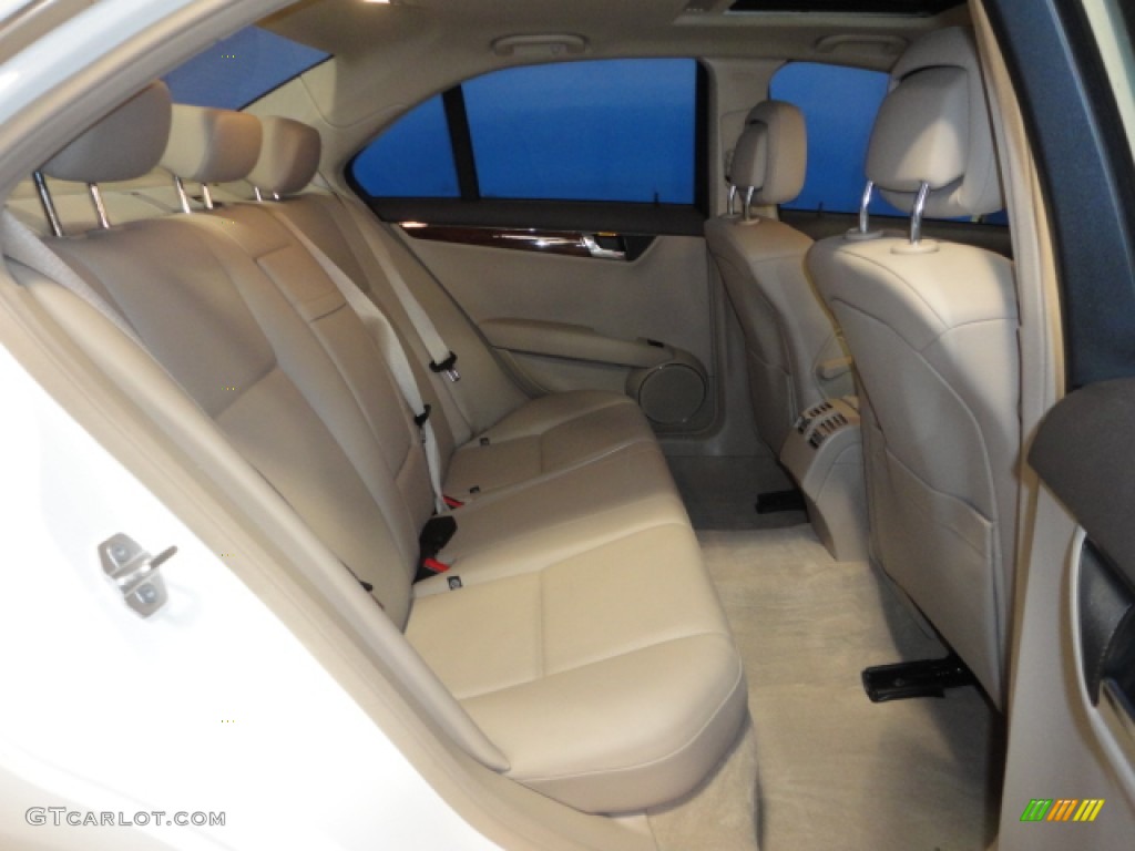2011 C 300 Sport 4Matic - Arctic White / Almond/Mocha photo #21