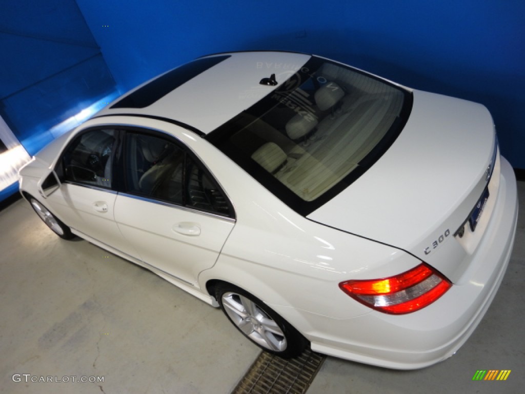 2011 C 300 Sport 4Matic - Arctic White / Almond/Mocha photo #27