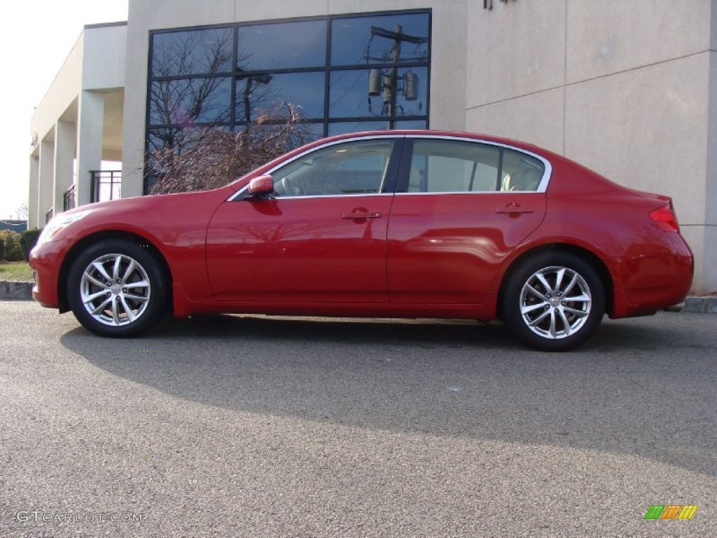 Garnet Ember Metallic 2007 Infiniti G 35 x Sedan Exterior Photo #58887003