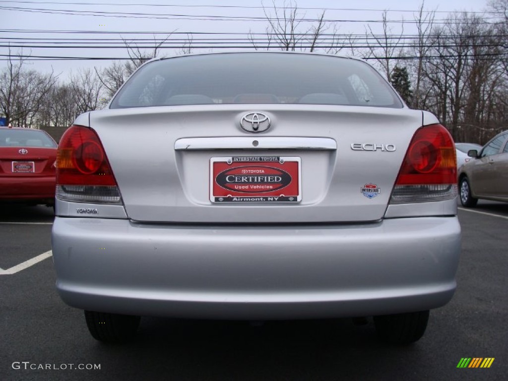 2003 ECHO Sedan - Silver Streak Mica / Shadow Gray photo #6