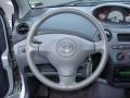 2003 Toyota ECHO Shadow Gray Interior Steering Wheel Photo