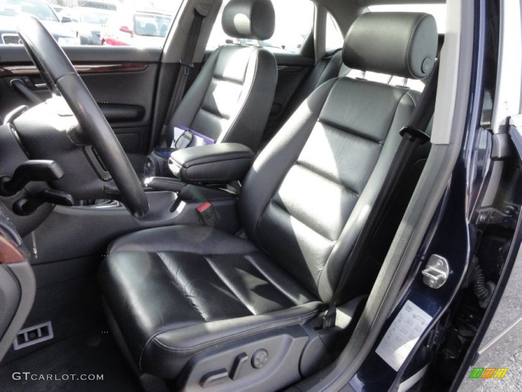Ebony Interior 2005 Audi A4 3.0 quattro Sedan Photo #58888049