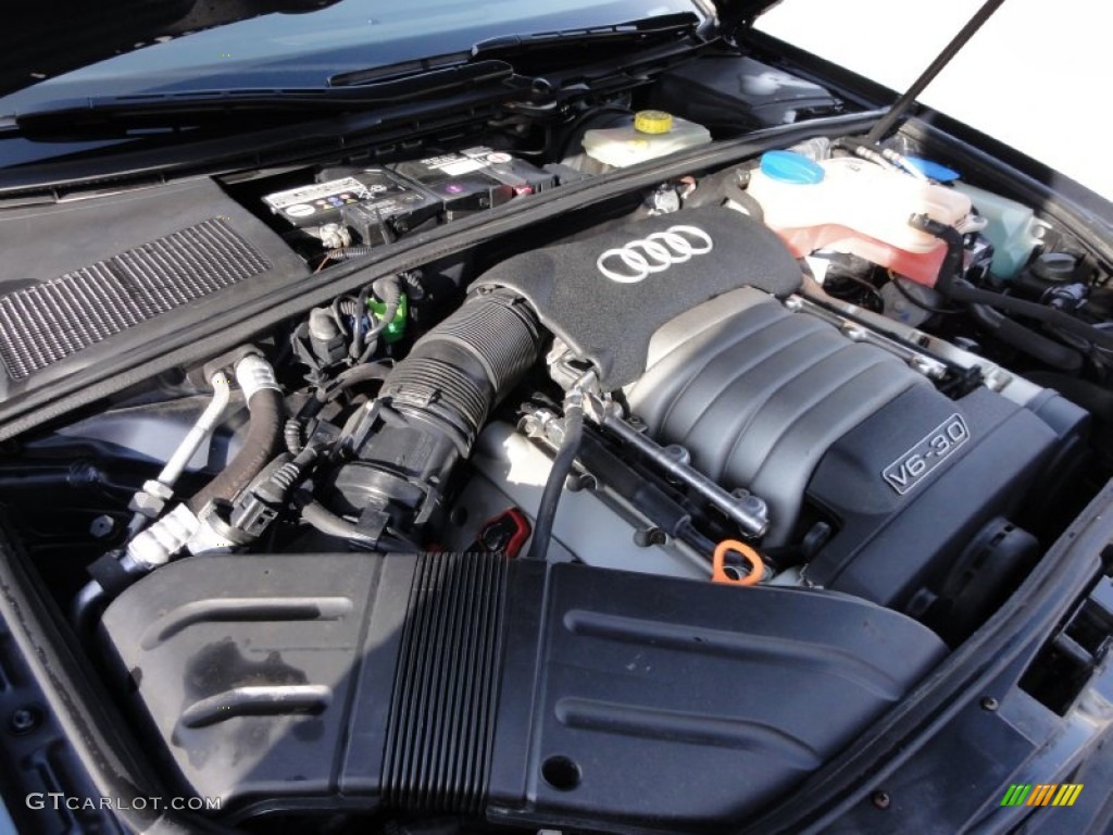 2005 Audi A4 3.0 quattro Sedan Engine Photos