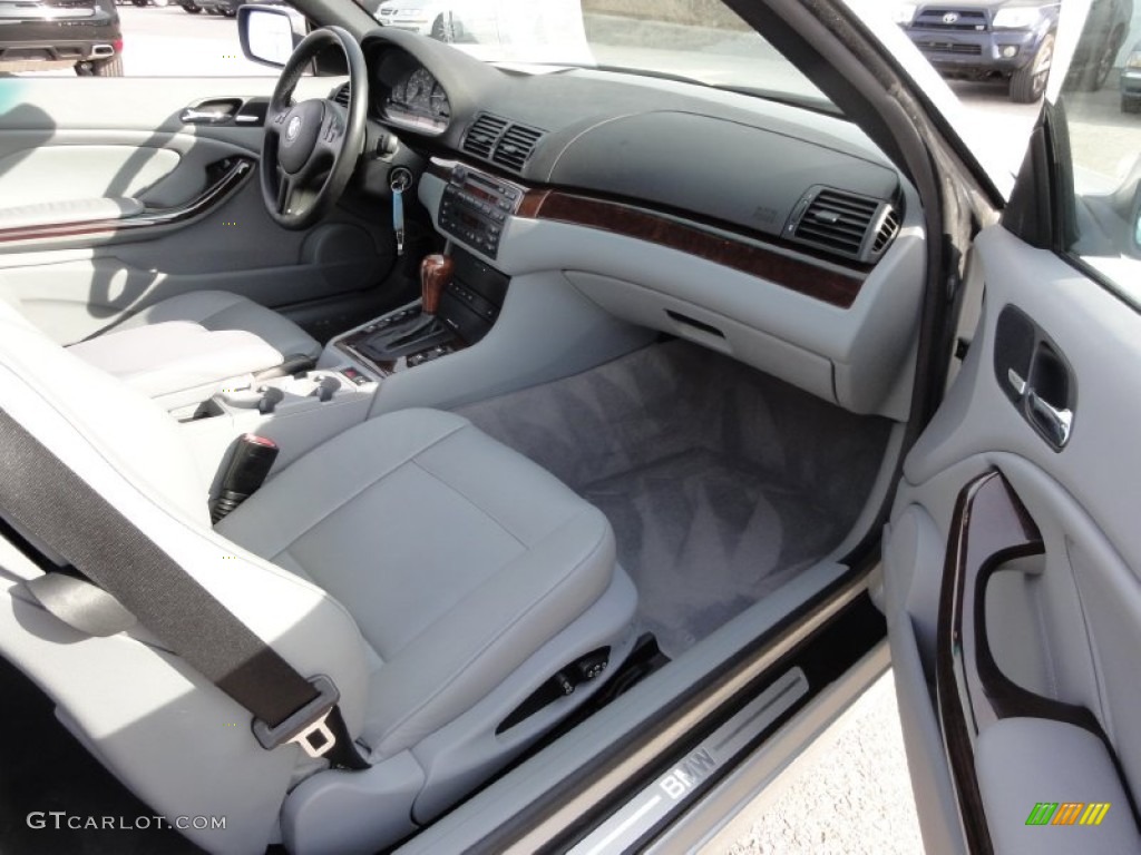 2000 BMW 3 Series 323i Convertible Grey Dashboard Photo #58888563
