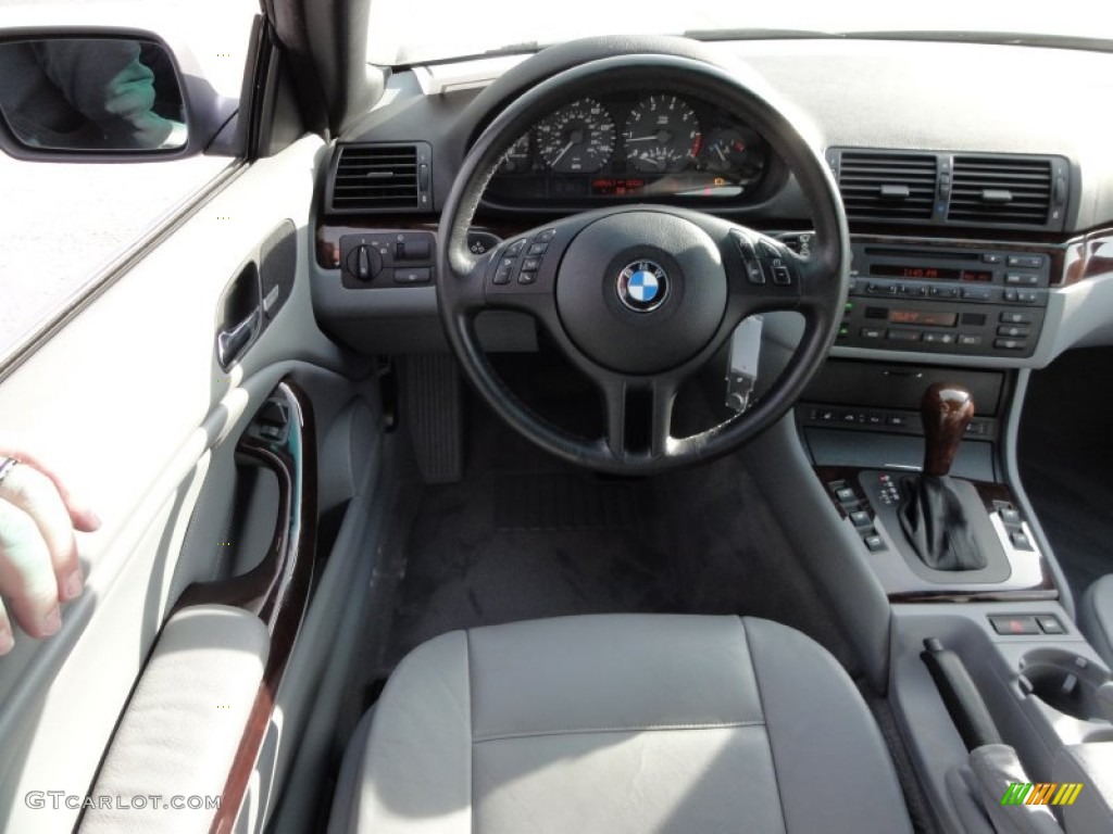 2000 BMW 3 Series 323i Convertible Grey Dashboard Photo #58888713
