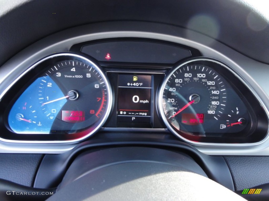 2011 Audi Q7 3.0 TFSI quattro Gauges Photo #58889550