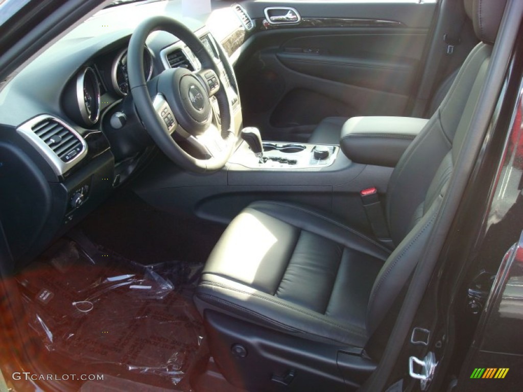 Black Interior 2012 Jeep Grand Cherokee Laredo 4x4 Photo #58889619
