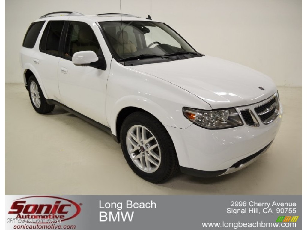 Winter White Saab 9-7X