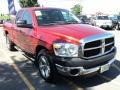 2007 Inferno Red Crystal Pearl Dodge Ram 1500 ST Quad Cab  photo #9
