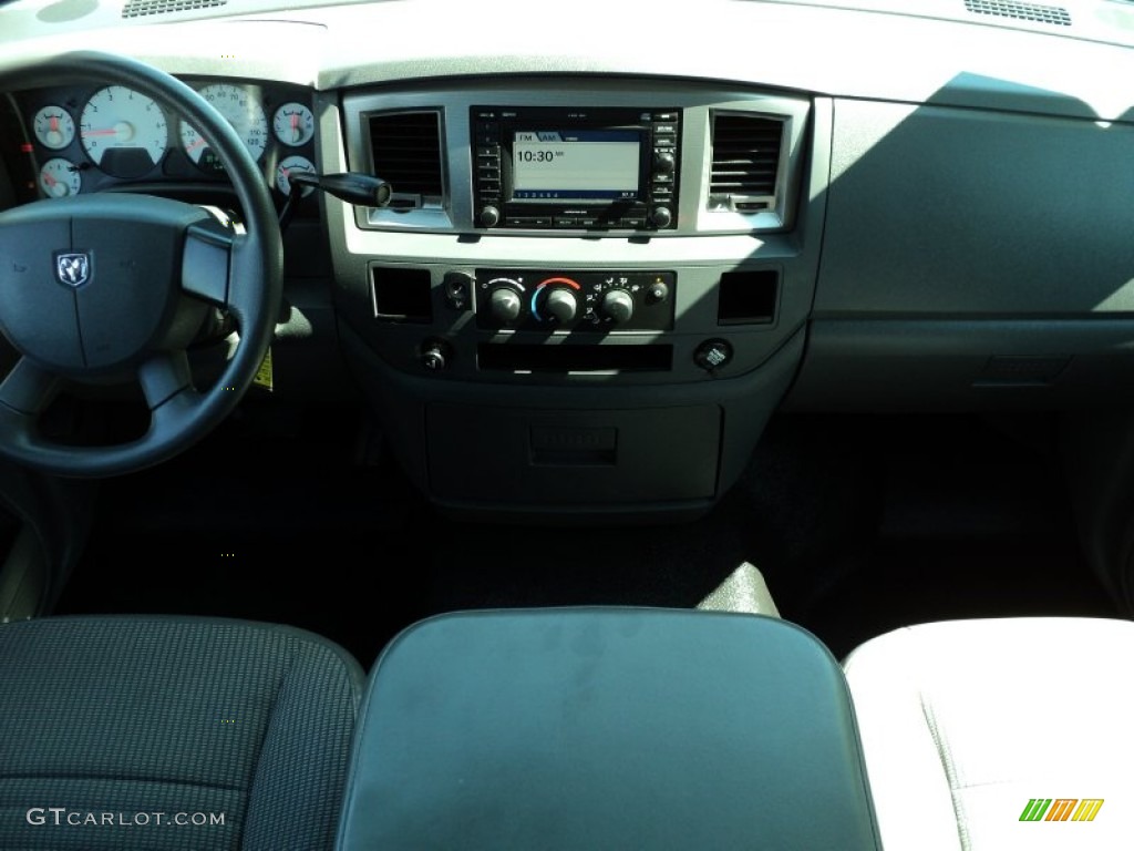 2007 Ram 1500 ST Quad Cab - Inferno Red Crystal Pearl / Medium Slate Gray photo #23