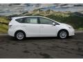 2012 Blizzard White Pearl Toyota Prius v Three Hybrid  photo #2