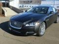 2012 Stratus Grey Metallic Jaguar XJ XJL Portfolio  photo #2