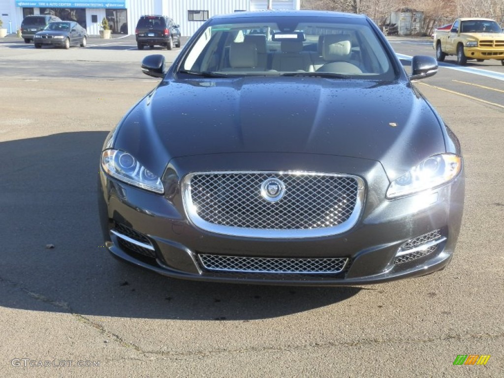 Stratus Grey Metallic 2012 Jaguar XJ XJL Portfolio Exterior Photo #58895742