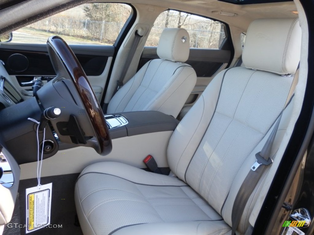 Cashew/Truffle Interior 2012 Jaguar XJ XJL Portfolio Photo #58895802