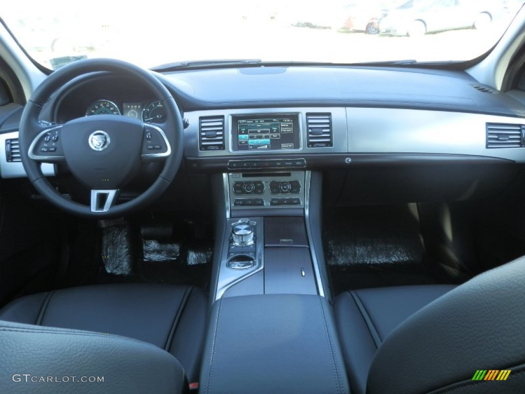 2012 Jaguar XF Standard XF Model Warm Charcoal/Warm Charcoal Dashboard Photo #58896147