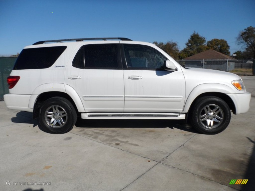 Natural White 2005 Toyota Sequoia Limited Exterior Photo #58897554