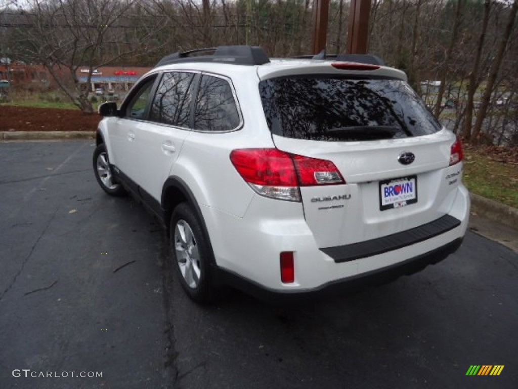 2012 Outback 3.6R Limited - Satin White Pearl / Warm Ivory photo #5