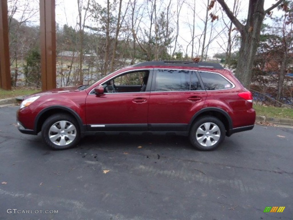 Ruby Red Pearl 2012 Subaru Outback 3.6R Limited Exterior Photo #58898169