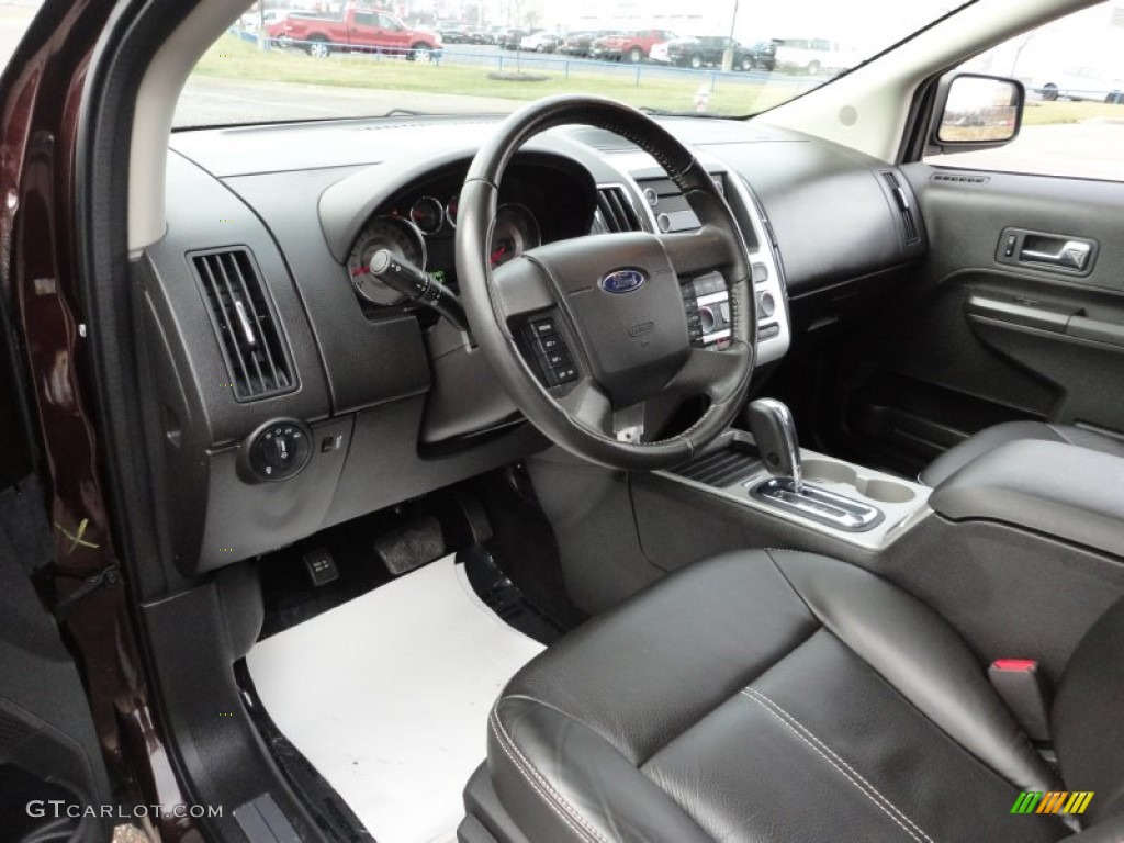 Charcoal Black Interior 2010 Ford Edge Limited AWD Photo #58898472